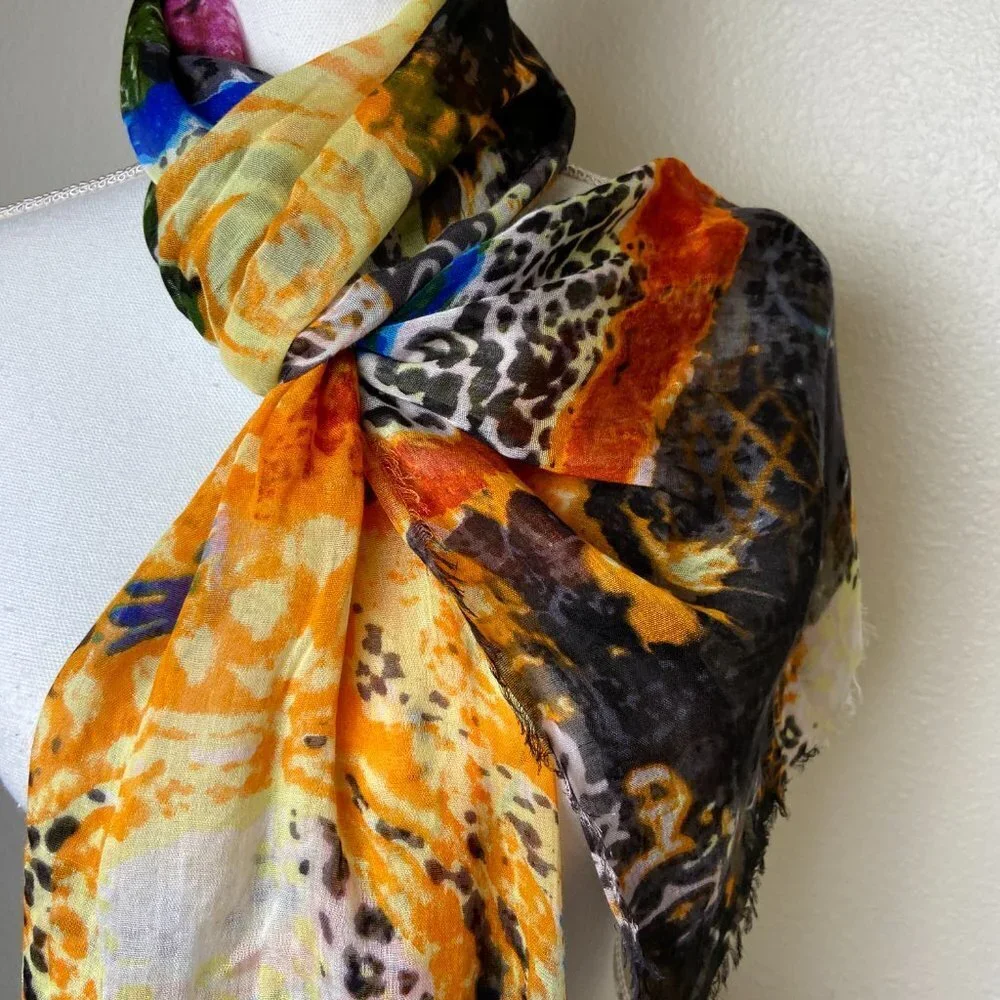 Large Scarf Multicolor  Size 26